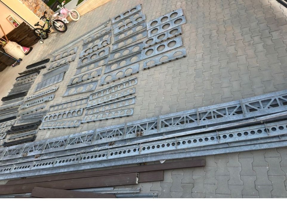 Метално, поцинковано покривало за басейн 8м/4м