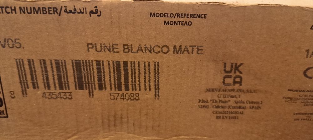 ФАЯНС Alaplana Pune Blanco 30X60 CM