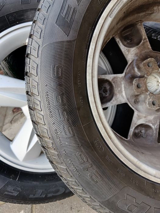 Продавам алуминиеви джанти за рено рх4.,заедно с гумитео