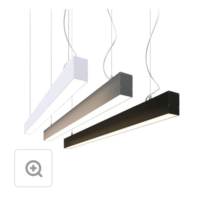 Офисные линейные светильник 120 см