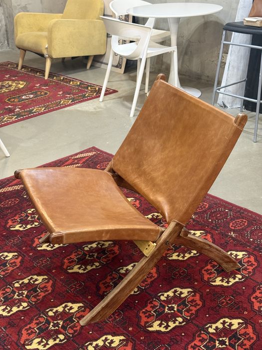 Кресло кожаное zara home