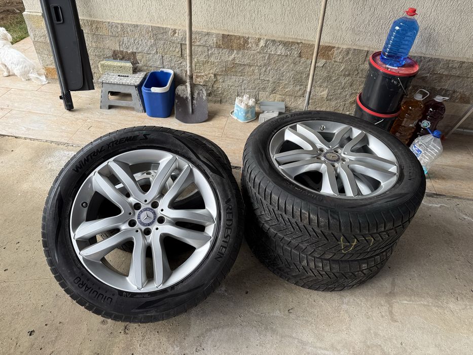 Jante aliaj originale+cauciucuri mixte pentru Mercedes Benz,275/50/20