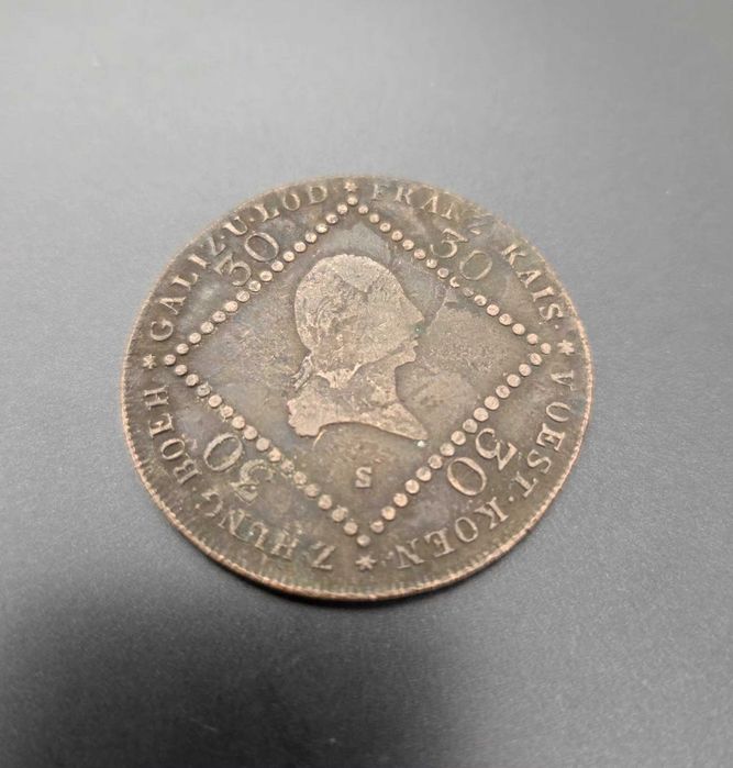 Moneda 30 Kreuzer - Austria