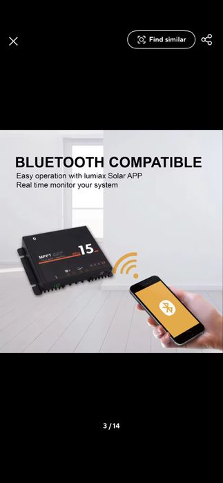 Нови Smart MPPT контролери с блутут 75/15А и 75/20А