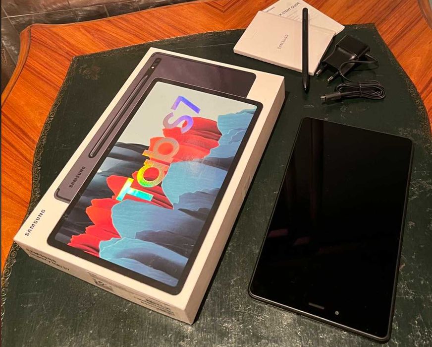 Samsung Galaxy Tab S7 LTE 128GB + S Pen – перфектен, пълен комплект