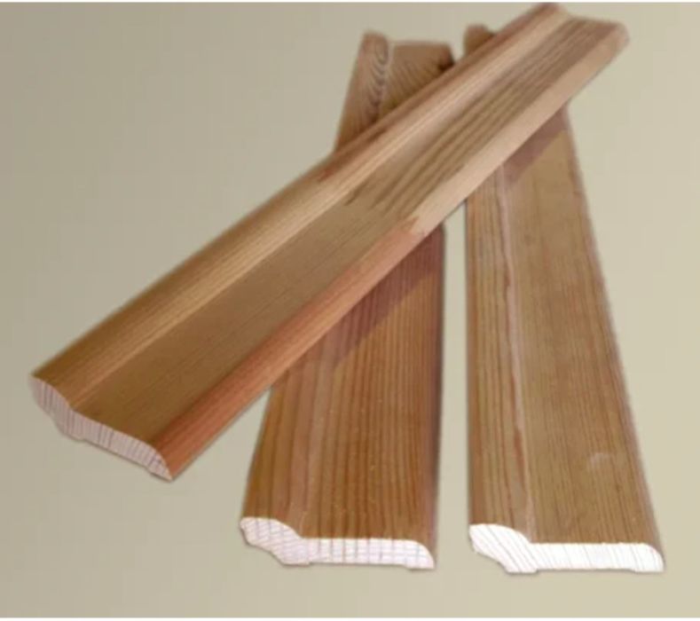 Плинтус деревянный евро
