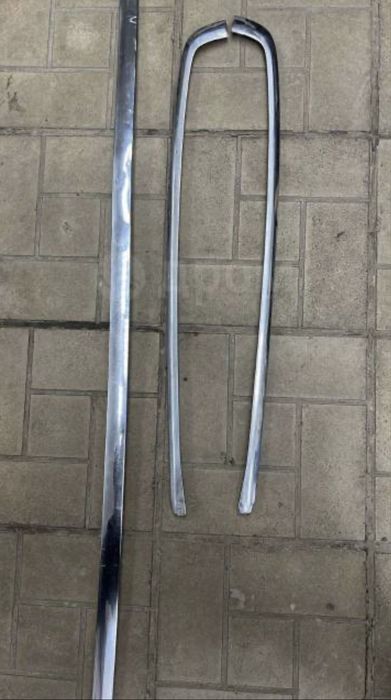 Накладки на бампер, хром. В оригинале. Мерседес W124