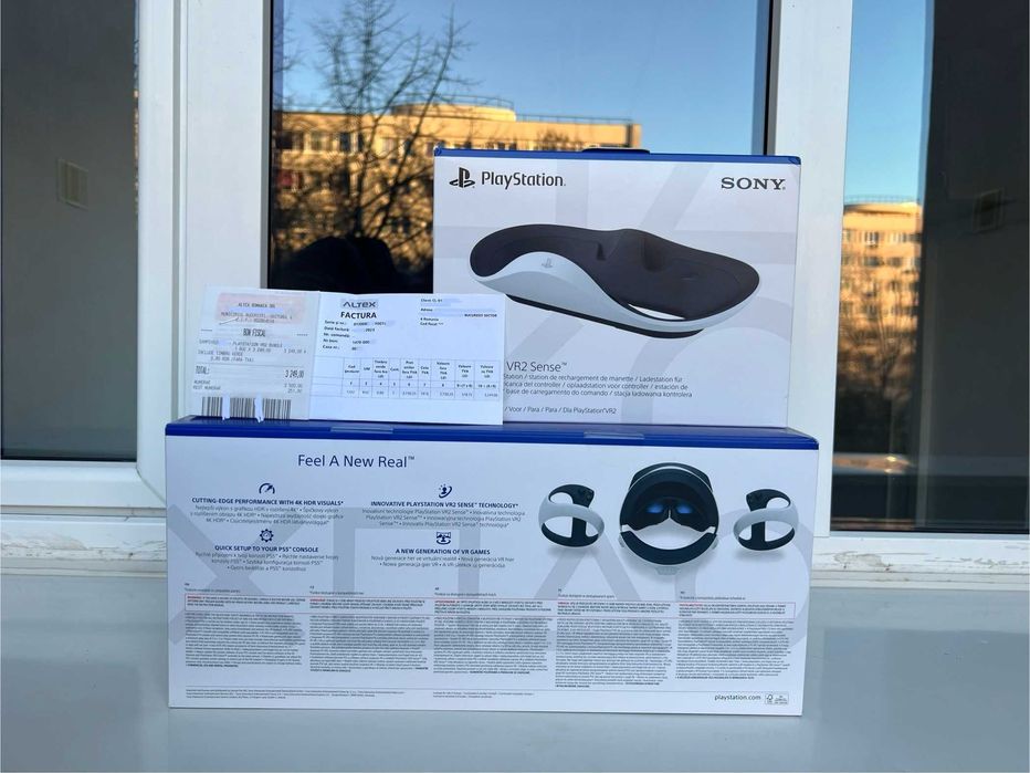 PlayStation PS VR2 Nou, Sigilat, Factura Altex, Optional Charging Dock