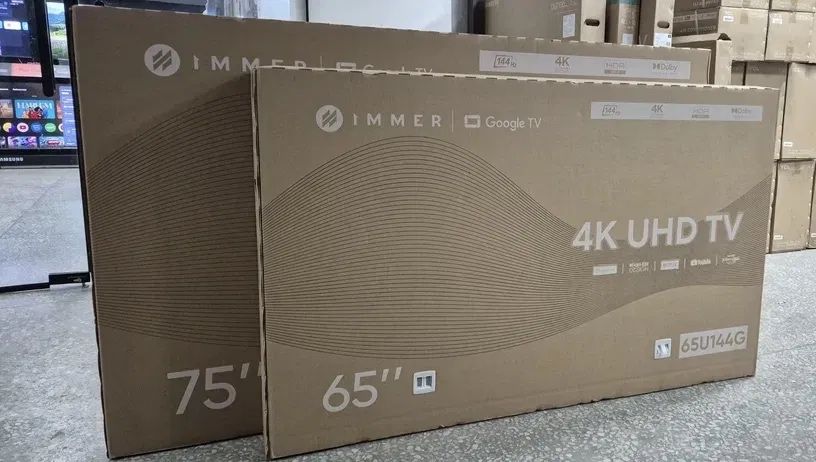 Телевизор Immer 65/75 4K UHD ANDROID TV бесплатна доставка