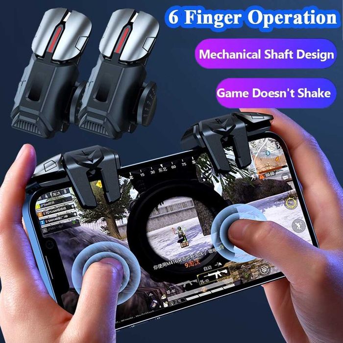Controller AK66, Triggere PUBG, Fortnite, COD Maneta Telefon 4 Butoane
