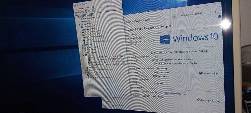 Kit MB 775 (GA-G41MT-ES2L)/Intel Core2 Quad Q8200 4 core/8Gb ddr3