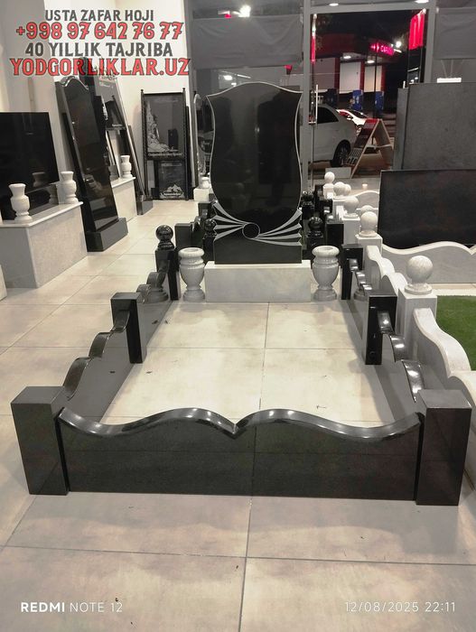 Yodgorlik Qabr Tosh Yasash Shayxontohur. Надгробия Шайхонтохурский р-н