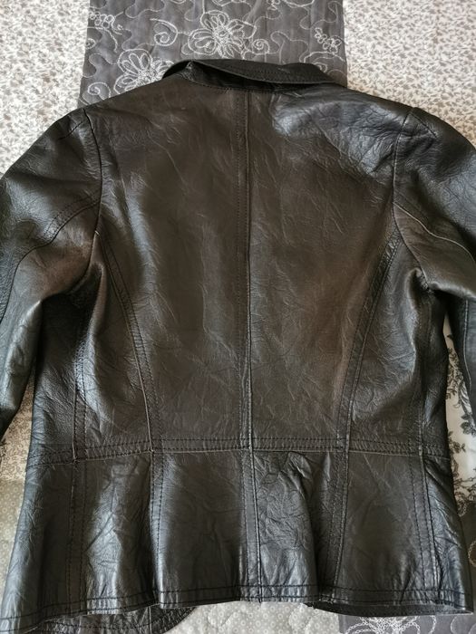 Естествена кожа сако