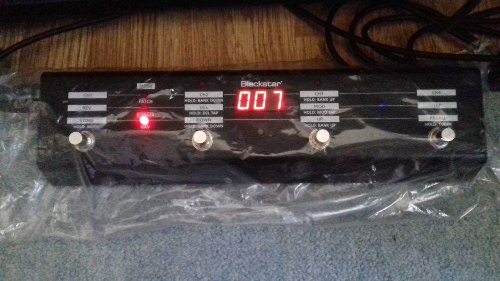 ESP LTD B-55, 5, Blackstar FS-10 footcontroller