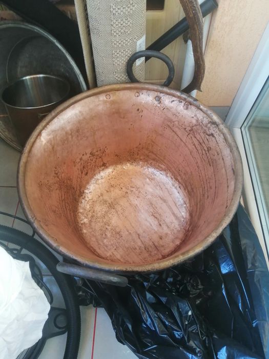 Ceaun cupru bătut 80 l dintr-o bucata