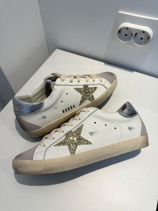 Golden Goose Superstar aurii mărimea 39