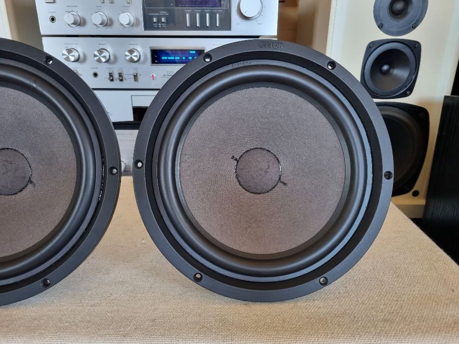 Set Difuzoare Mid/Bass Canton. 4 ohms, 60 watts, 25,6 cm. Impecabile..