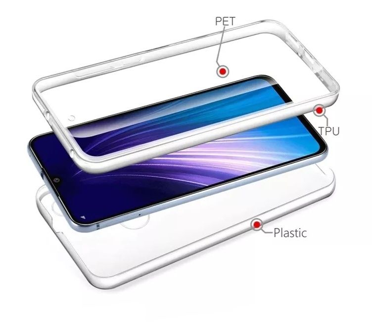 Прозрачен 360° Градуса Кейс за Xiaomi 12 Lite