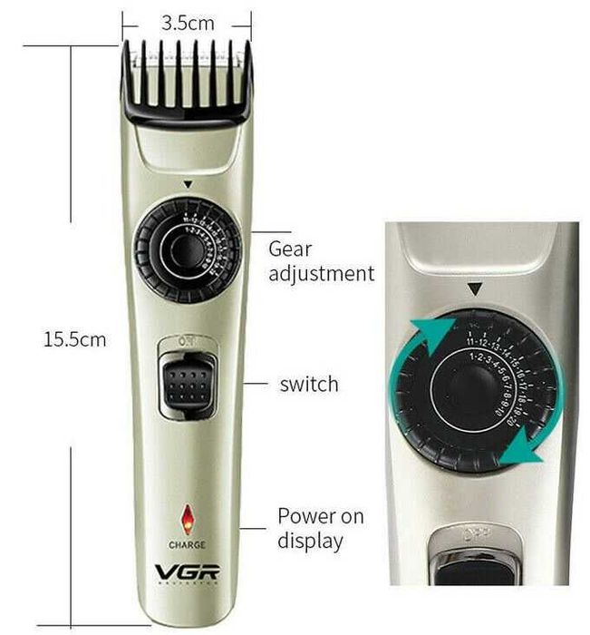 Masina de tuns Noua! Incarcare USB!