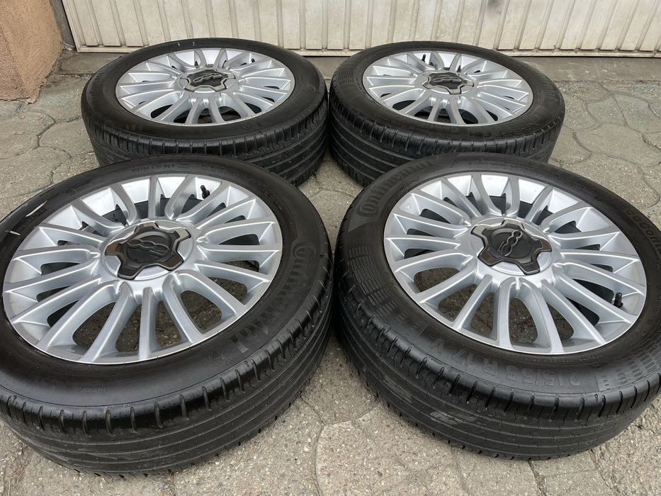 Jante aliaj 5x110mm, anvelope vara 215/55 R17, Fiat 500X, Opel  Zafira Signum Vectra Astra H