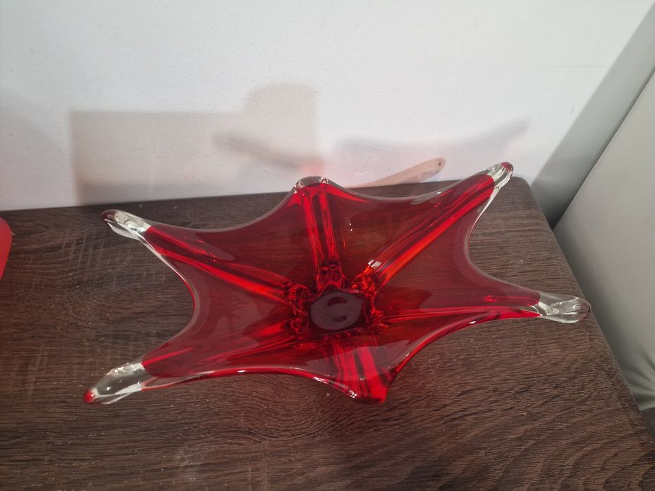 Bol Fructiera Cristal MURANO Italy 1970