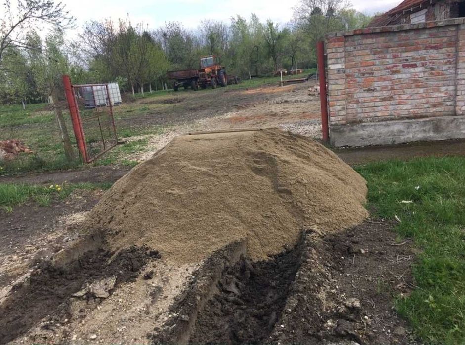 Nisip balastru mărgăritar piatra/