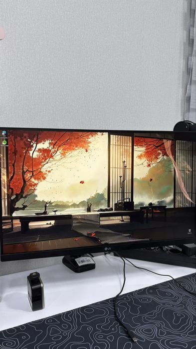 Монитор LG 75 герц, 24дюйм FullHD