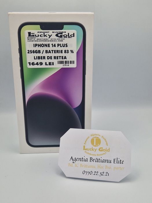 Iphone 14 Plus 256 GB Bat 83 cod 23510