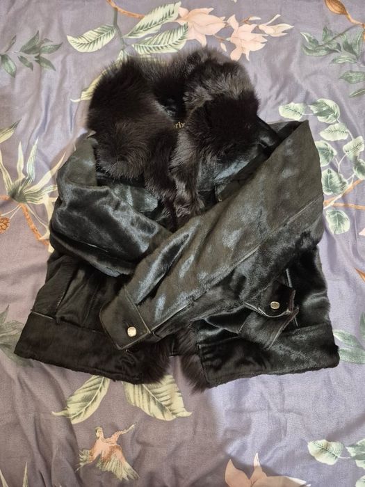 Каракуль натуральный полушубок