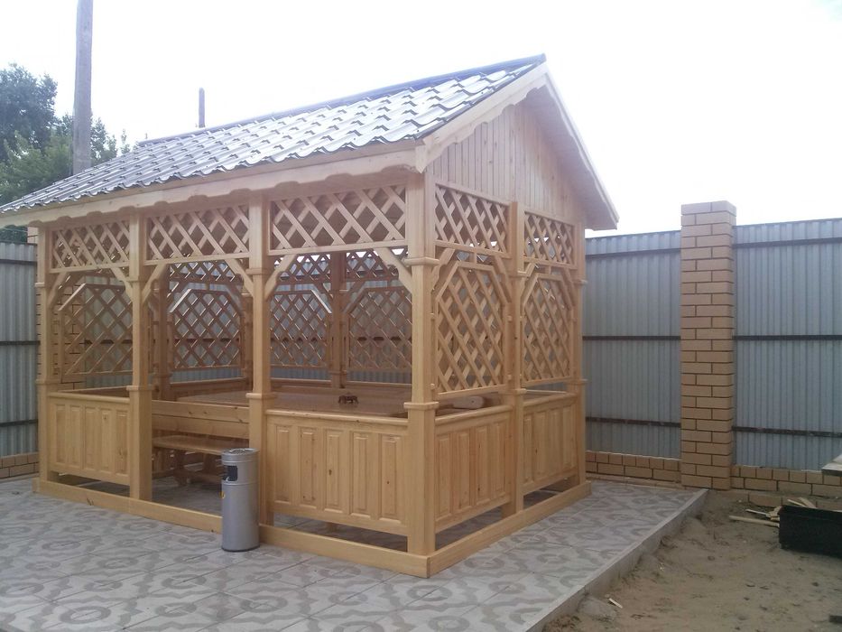 Беседки и лестницы в Семее