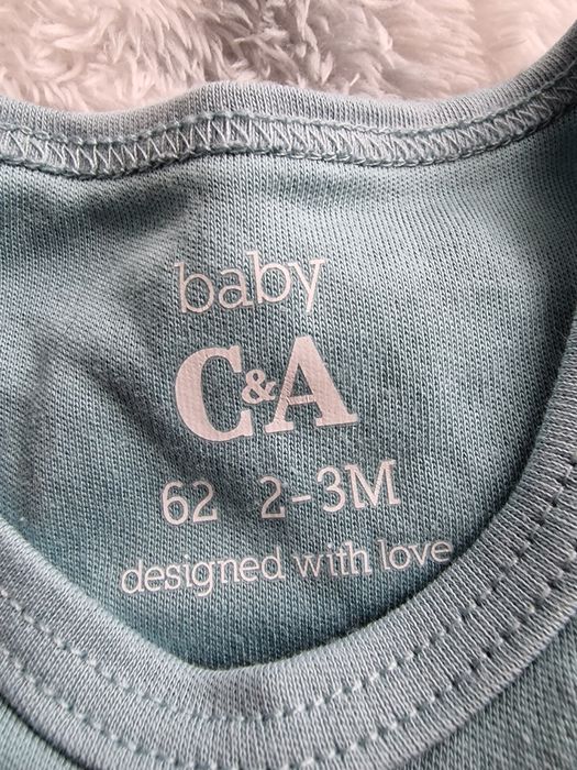 Body bebelusi C&A 2-3 luni 62cm noi cu eticheta