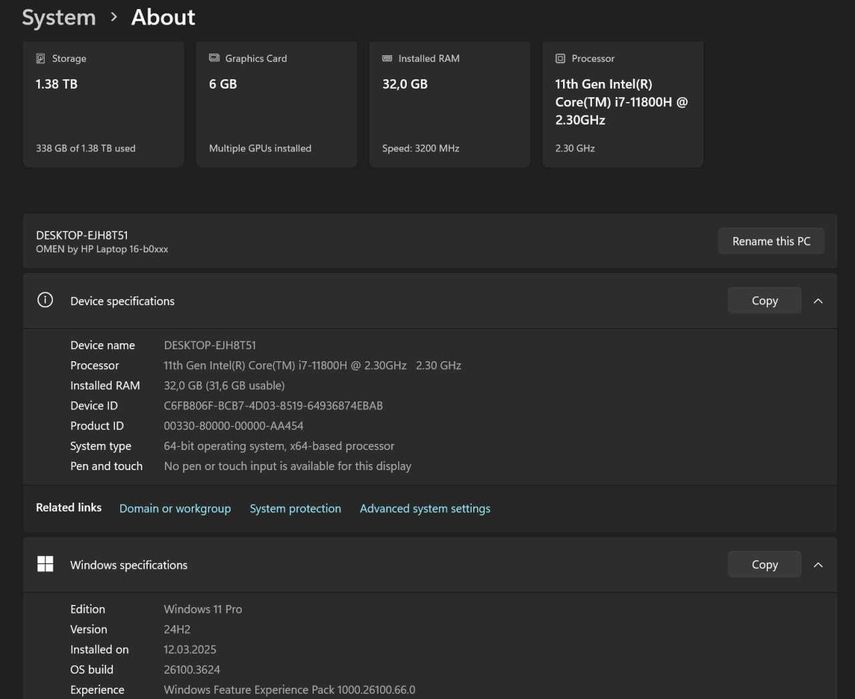 Ноутбук игравой HP OMEN 16 Gaming Laptop срочно