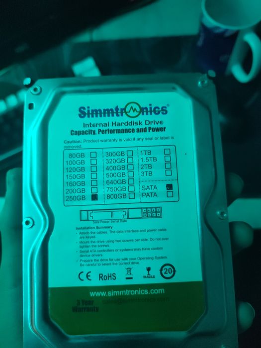 Жёсткий диск 250гб