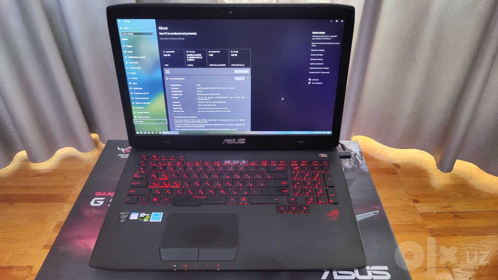 Ноутбук ASUS ROG G751