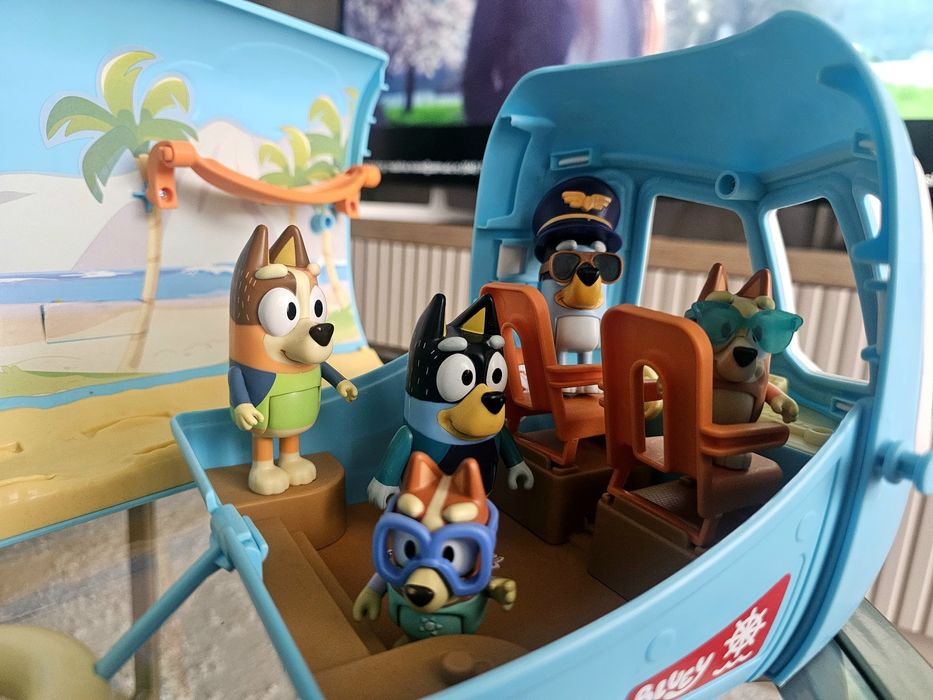 Bluey- Avion transformabil 3 în 1