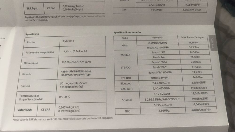 Realme C61 galben nou 128GB