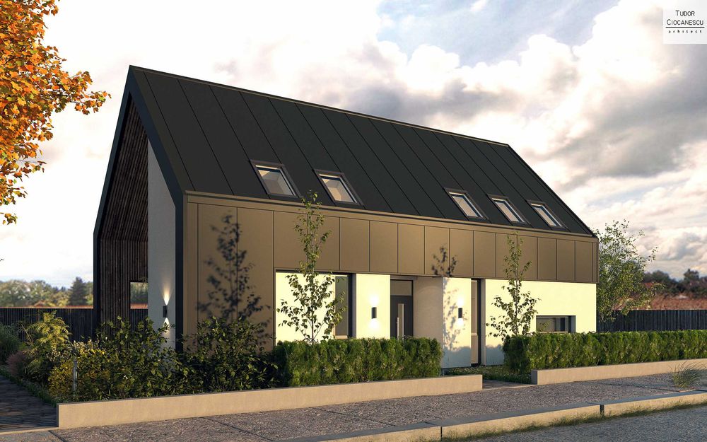 Vila nordică în sudul Bucureștiului