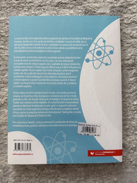 culegere teorie+grile admitere medicina