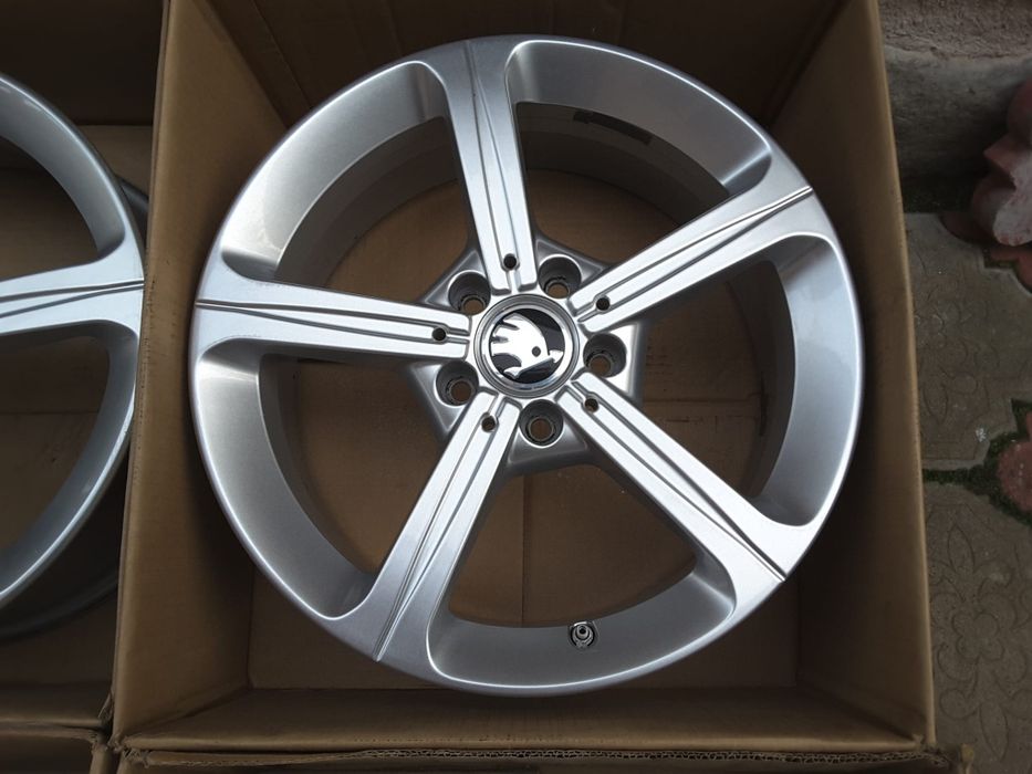 jante aliaj 17; 5x112; Skoda Octavia 2, Octavia 3, Octavia 4, Superb, Yeti