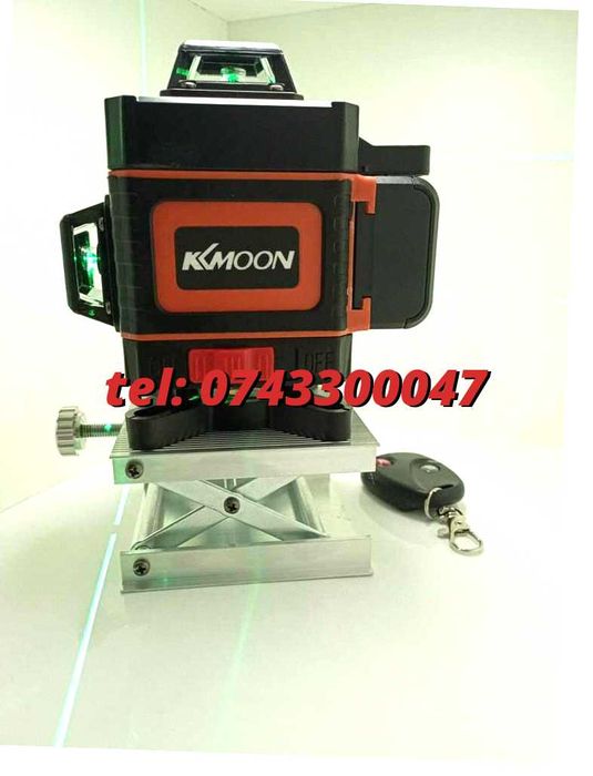 Promotie Auto Nivela Fascicul Verde  4d 16 Linii 30m Cu Detector Mie