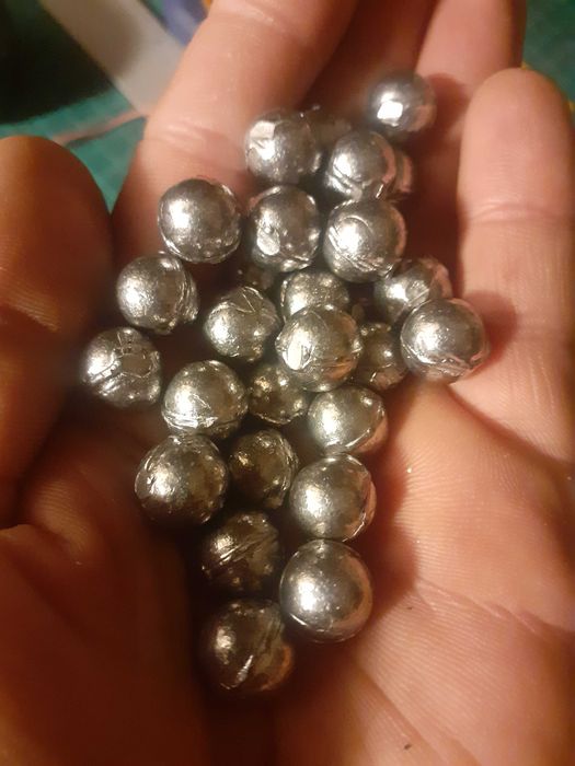 Bile plumb 11mm pentru prastie