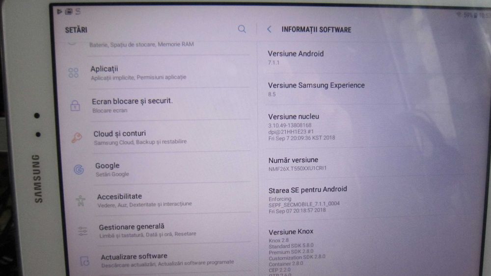 Tableta Samsung SM-T550