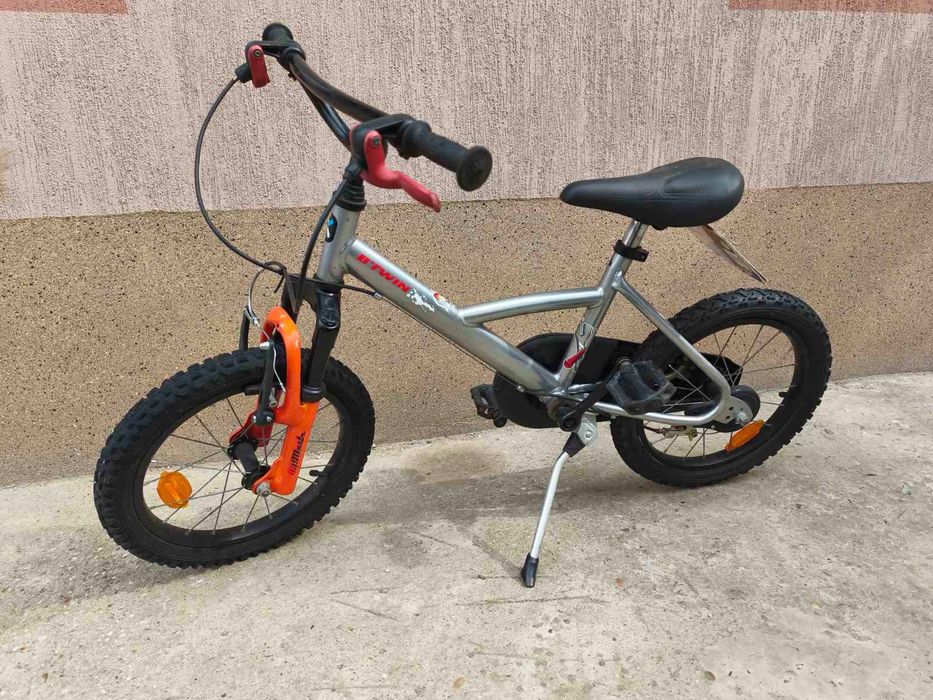 Детски велосипед 16 цола Btwin с преден амортисьор