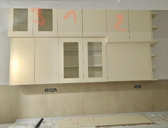 Кухненски шкафове - 3 броя чисто нови