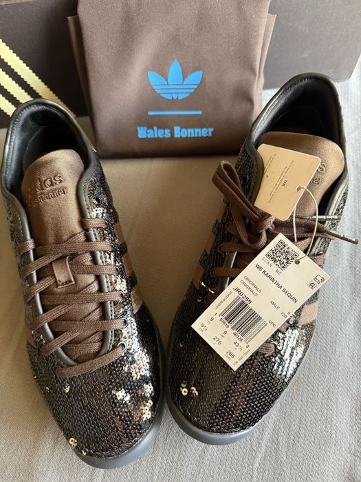 Adidas x Wales Bonner x Karintha Brown Sequins 43 1/3