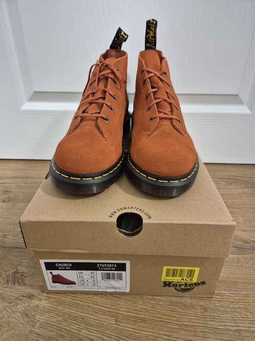 Dr. Marten Church Suede Monkey Boots