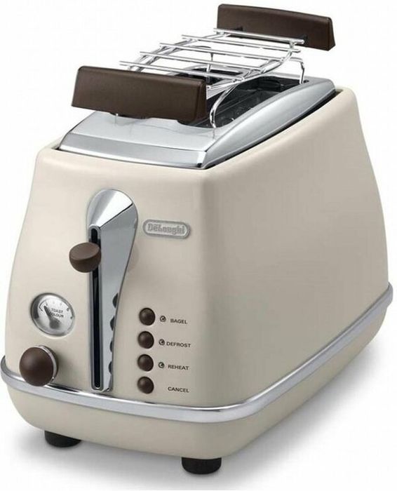 Тостер Delonghi CTOV 2103. BG, Vintage, 900 Вт, дожаривание, подогрев,