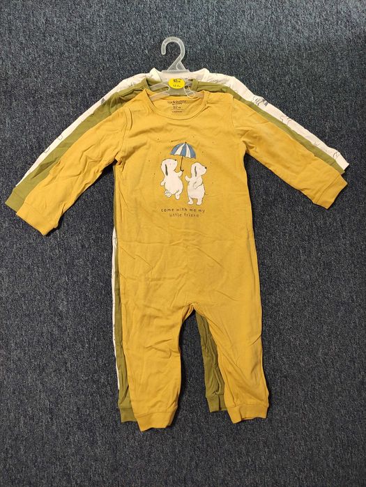 Бебешка пижама, Бебешки гащеризони Sinsay, 3 броя, 92см, ромпър, нови