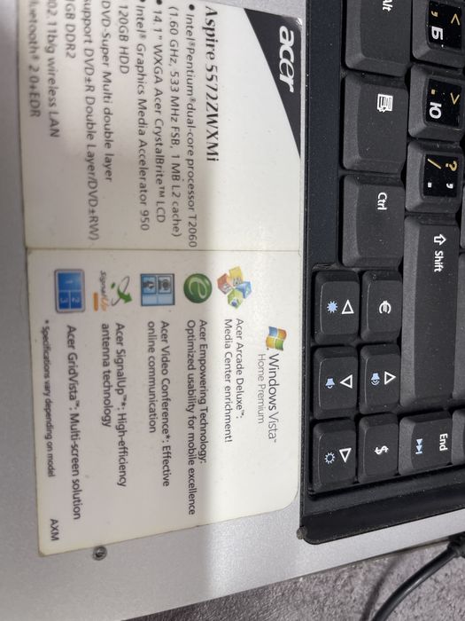 Ноутбук Acer на запчасти