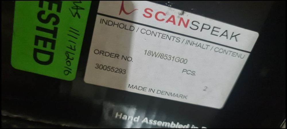 Difuzoare Scan Speak